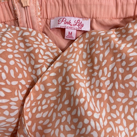 Pink lily romper - Picture 3 of 3